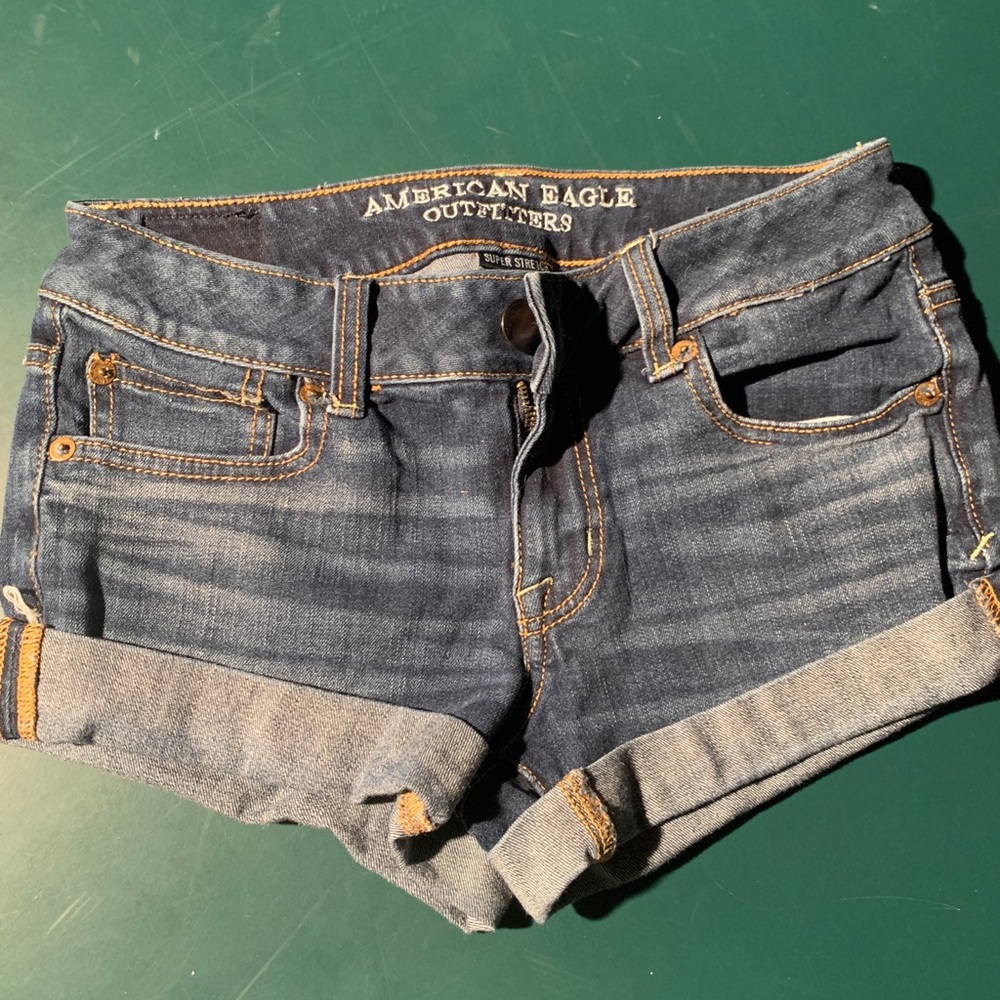 american eagle jean short